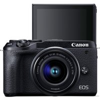 Беззеркальный фотоаппарат Canon EOS M6 Mark II Kit 15-45mm (черный)