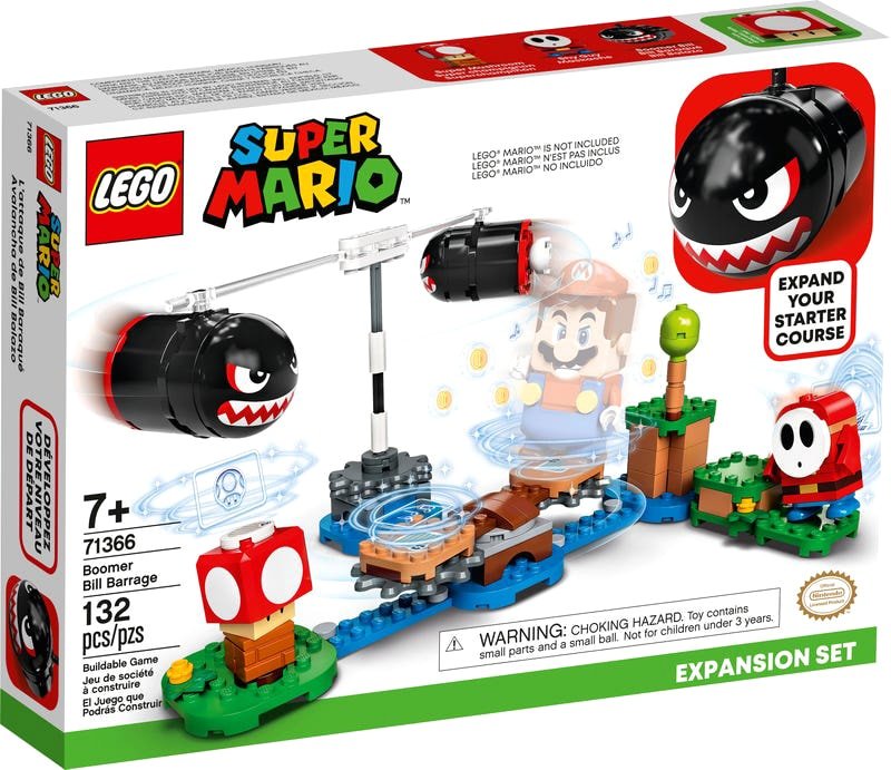 

Конструктор LEGO Super Mario 71366 Огневой налёт Билла-банзай. Доп. набор