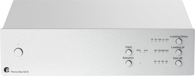 

MM/MC фонокорректор Pro-Ject Phono Box S3 B (серебристый)