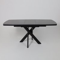 Кухонный стол Мамадома Leonel-130 раздвижной 130-165х85 (stone black st cer/черный)