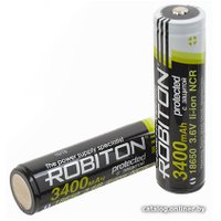 Аккумулятор Robiton 18650 3400mAh с защитой [3.4/Li18650]