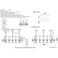 Подвесная люстра Crystal Lux Nicolas SP12-L1600 (золото/белый)