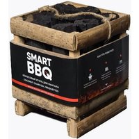 Уголь кокосовый Smart BBQ в бамбуковой конструкции (2 кг)