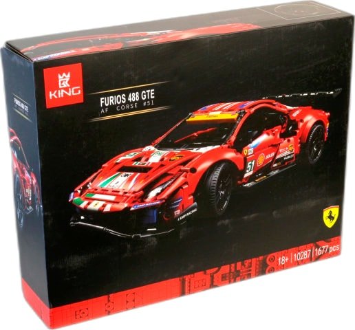 

Конструктор King 10287 Ferrari 488GTE