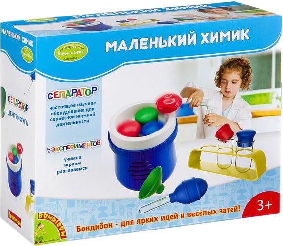 

Набор для опытов Bondibon Науки с Буки Маленький химик ВВ2392
