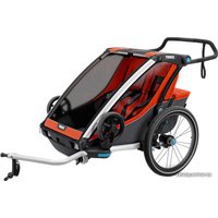 Детский велоприцеп Thule Chariot Cross 2 (Roarange/Dark Shadow)