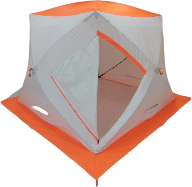 

Палатка для зимней рыбалки Пингвин Shelters MrFisher 230 ST Трехслойная (белый/оранжевый, в чехле)