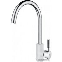 Смеситель Paulmark Holstein Ho212063-WHCR (белый/хром)