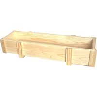 Кашпо KraftHouse Балконный ящик 15x9x52 2043416440204 (натуральный)