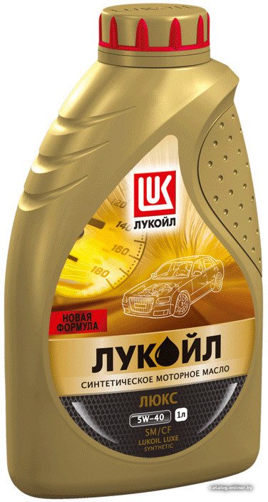 Моторное масло Лукойл Люкс cинтетическое API SM/CF 5W-40 1л