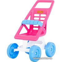 Коляска для кукол Полесье Кэти №1 43559 (голубой/белый/розовый)