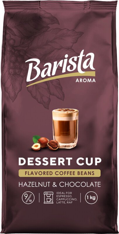 Кофе Barista Dessert Cup Hazelnut & Chocolate зерновой 1 кг