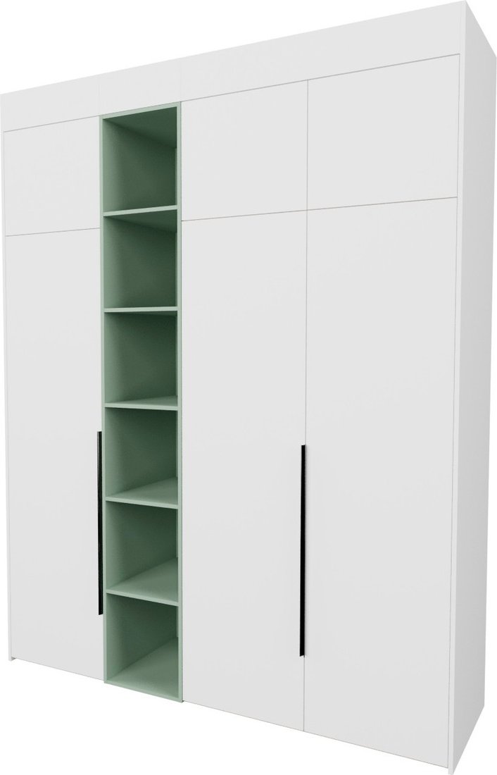 

Шкаф распашной Рэйгрупп Рэй S274-В8-2-EBZ В8-2 (дуб элисон/белый премиум/зеленый самшит)