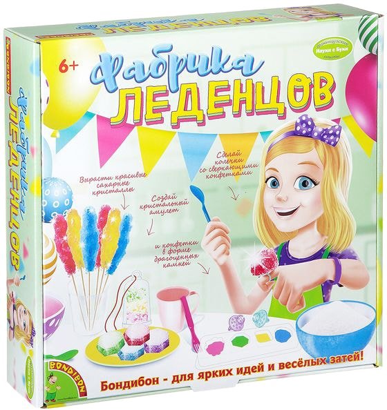 

Набор для опытов Bondibon Науки с Буки Фабрика леденцов ВВ2017