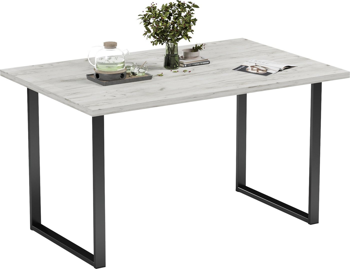 

Кухонный стол Mio Tesoro Tako 120x66 (дуб крафт белый/черный)