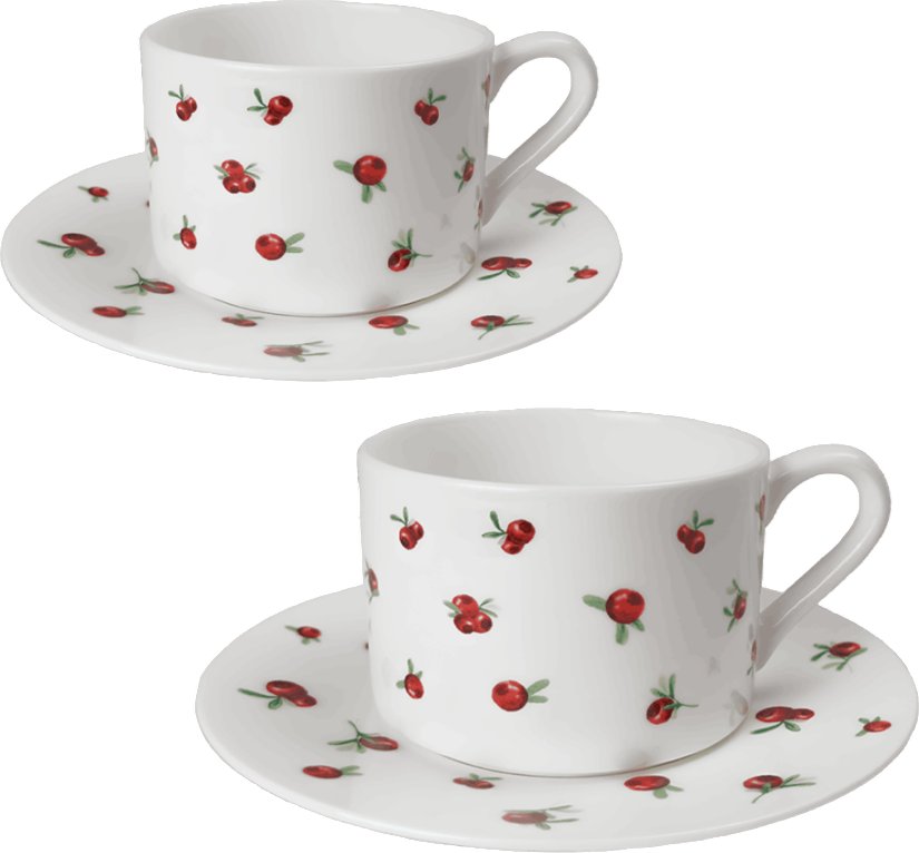 

Набор кружек Mandarin Decor Брусника DS14F24702-250-2W