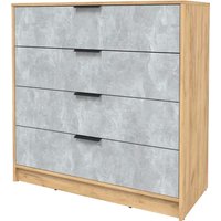 Комод Интерлиния Концепт КТ-К100 (бетон/дуб золотой)