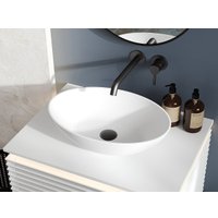 Умывальник Belux Дубай Д-480 (18, белый матовый/Solid Surface) в Лиде