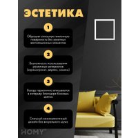 Вентиляционная решетка HOMY Air Pro APS100WSZ 20x20 без маяка (белая)