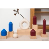 Свеча Tkano Edge TK22-CND0021 (бордовый)