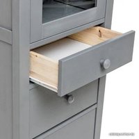 Шкаф-витрина Мебель Импэкс Leset Мира 13 (серый)