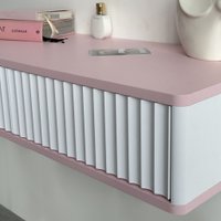 Туалетный столик без зеркала Shtabe Royal 5010 эко (зефир)