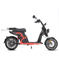 Электроскутер White Siberia Pro Black Edition УТ-00002408 (черный/красный)