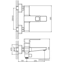 Смеситель Haiba HB60615-7 (черный)