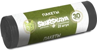 Пакеты для мусора GR Sibirskaya 101-003S 30 л (25 шт)