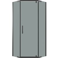 Душевой уголок Niagara Eco NG-1010-14DT 100x100x190 (черный/стекло тонированное)