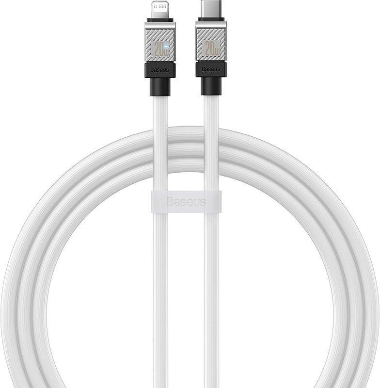 

Кабель Baseus CoolPlay Series USB Type-C - Lightning (1 м, белый)