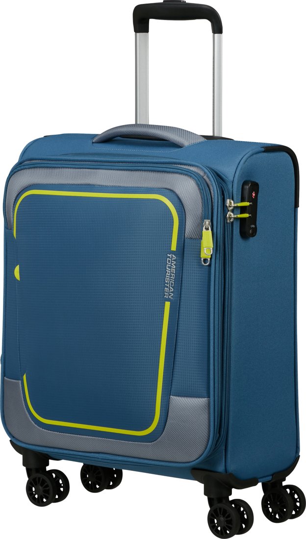 

Чемодан-спиннер American Tourister Pulsonic Coronet Blue 55 см