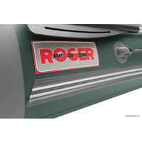 Моторно-гребная лодка Roger Boat Hunter Keel 3500 (малокилевая, зеленый/серый)