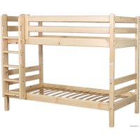 Двухъярусная кровать Мебельград Соня вариант 9 (массив сосны прозрачный лак)