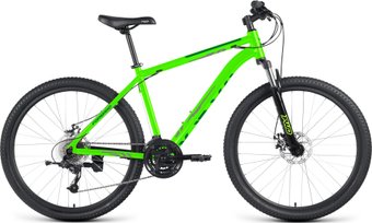 Велосипед Forward Katana 27.5 D 2023 (ярко-зеленый/серый)