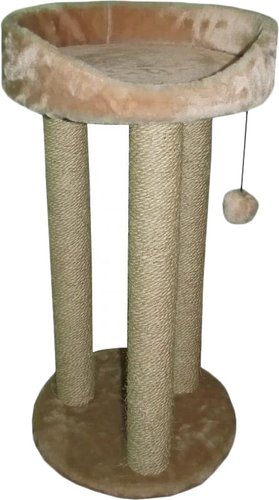 Cat House Тринога с лежанкой 0.85 (хлопок бежевый)