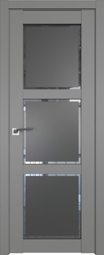 ProfilDoors 2.13U L 90x200 (грей, стекло square графит)