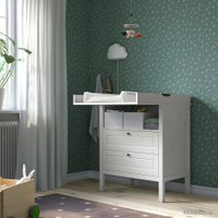 Детский комод Ikea Сундвик 204.973.44 (белый)