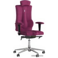 Офисное кресло Kulik System Elegance (азур/хром,розовый с подголовником)