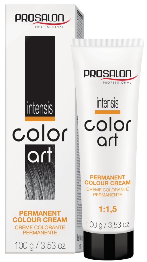 

Крем-краска для волос Prosalon Professional Color art Permanent colour cream 1/1 (сине-черный)