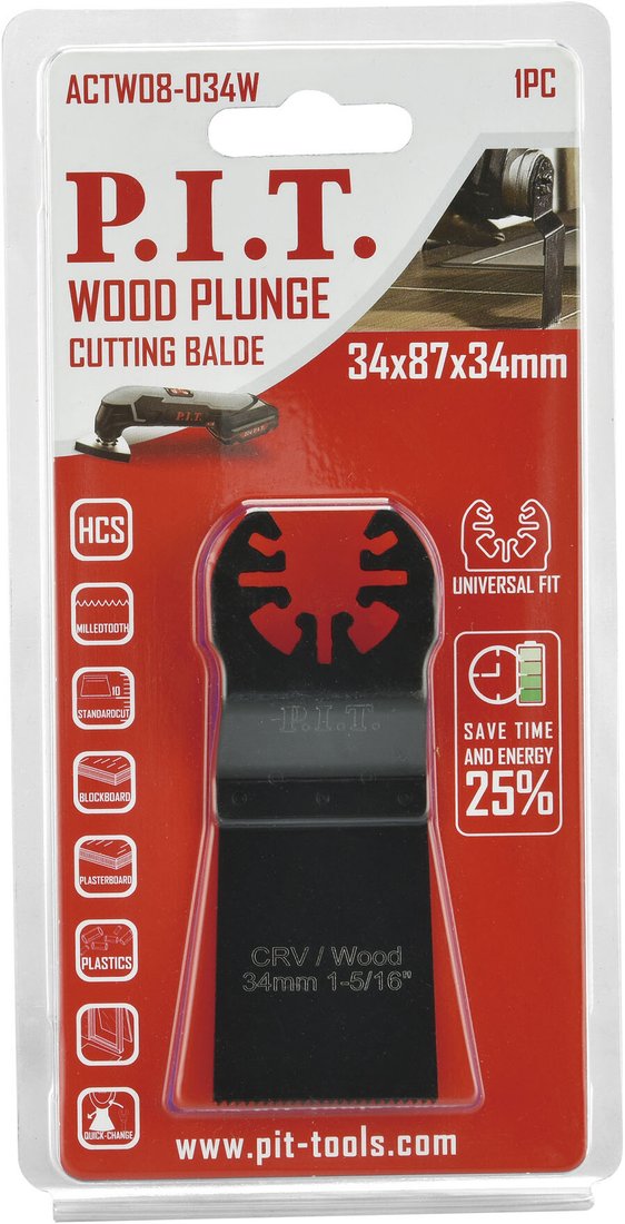 

Пильное полотно P.I.T. ACTW08-034W