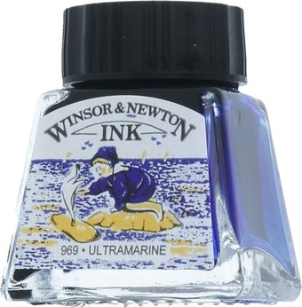 Тушь художественная Winsor & Newton 1005660 (14 мл, ультрамарин)