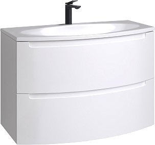 

Belux Тумба под умывальник Бари НП 80-02 (белый глянец)