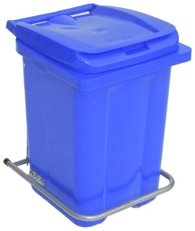 Контейнер для мусора Razak Plast с педалью 60 л (синий)