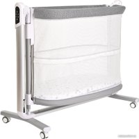 Приставная детская кроватка Pituso Denia на колесах (серый)