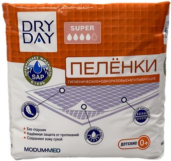 Dry Day Super детские 0+ 60x40 (10 шт)