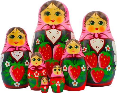 

Развивающая игра Брестская Фабрика Сувениров Девушка с клубникой и в розовом платке (набор 7 шт)