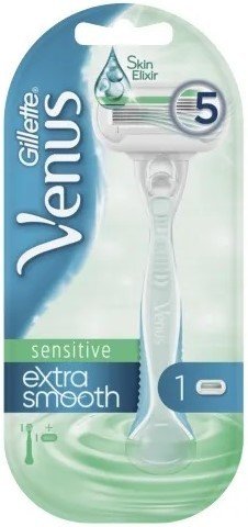 

Бритвенный станок Gillette Venus Extra Smooth Sensitive 1 сменная кассета 7702018505395