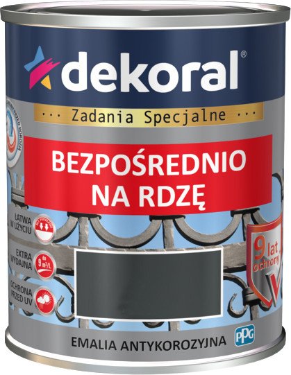 

Эмаль Dekoral По ржавчине RAL7012 0.65 л (серый базальтовый глянец)