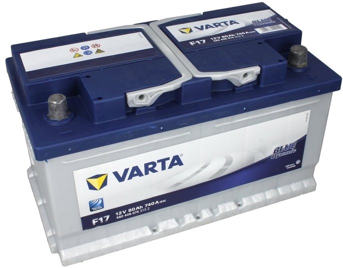 

Автомобильный аккумулятор Varta Blue Dynamic F17 580 406 074 (80 А/ч)